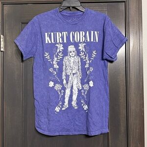 Kurt‎ Cobain Mineral Wash Grunge T-Shirt Size Medium